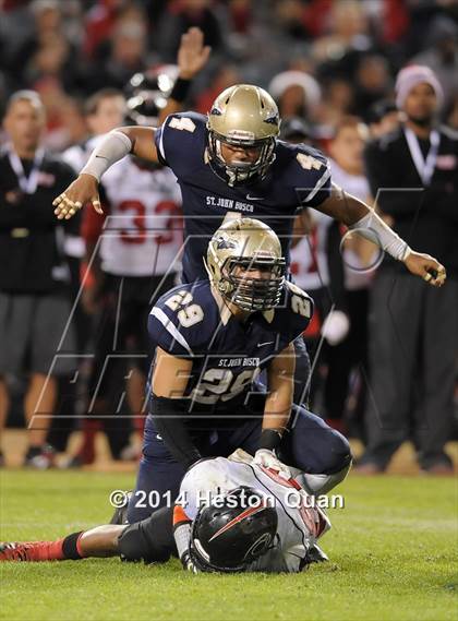 Thumbnail 3 in St. John Bosco vs. Centennial (CIF-SS PAC 5 Final) photogallery.