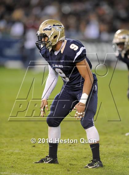 Thumbnail 3 in St. John Bosco vs. Centennial (CIF-SS PAC 5 Final) photogallery.