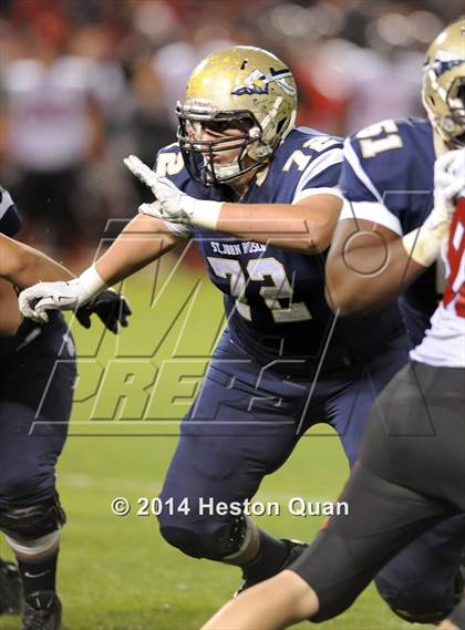 Thumbnail 2 in St. John Bosco vs. Centennial (CIF-SS PAC 5 Final) photogallery.