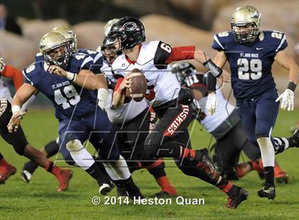 Thumbnail 3 in St. John Bosco vs. Centennial (CIF-SS PAC 5 Final) photogallery.