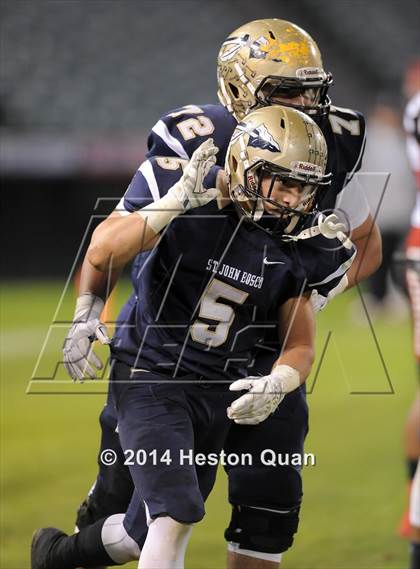 Thumbnail 3 in St. John Bosco vs. Centennial (CIF-SS PAC 5 Final) photogallery.