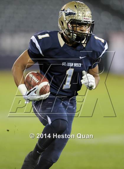 Thumbnail 1 in St. John Bosco vs. Centennial (CIF-SS PAC 5 Final) photogallery.