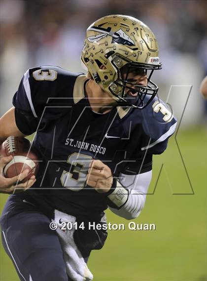 Thumbnail 2 in St. John Bosco vs. Centennial (CIF-SS PAC 5 Final) photogallery.