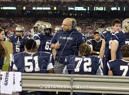 Thumbnail 1 in St. John Bosco vs. Centennial (CIF-SS PAC 5 Final) photogallery.