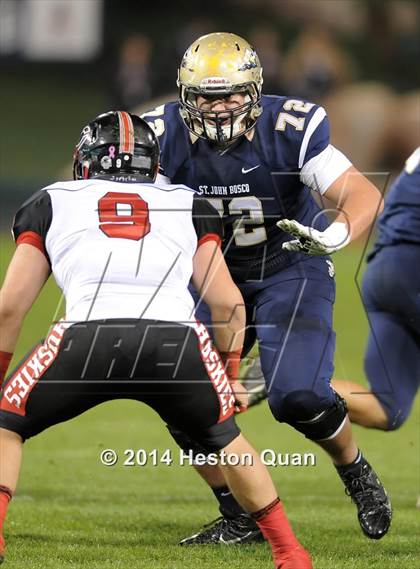 Thumbnail 1 in St. John Bosco vs. Centennial (CIF-SS PAC 5 Final) photogallery.