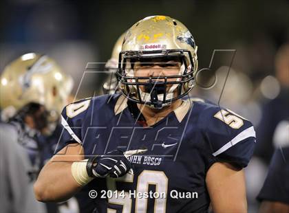 Thumbnail 3 in St. John Bosco vs. Centennial (CIF-SS PAC 5 Final) photogallery.