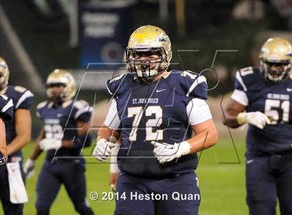 Thumbnail 1 in St. John Bosco vs. Centennial (CIF-SS PAC 5 Final) photogallery.