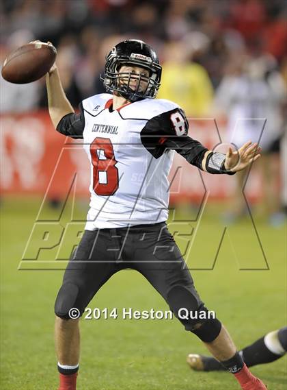 Thumbnail 1 in St. John Bosco vs. Centennial (CIF-SS PAC 5 Final) photogallery.