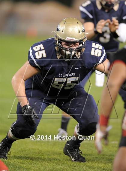 Thumbnail 1 in St. John Bosco vs. Centennial (CIF-SS PAC 5 Final) photogallery.