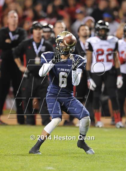 Thumbnail 3 in St. John Bosco vs. Centennial (CIF-SS PAC 5 Final) photogallery.