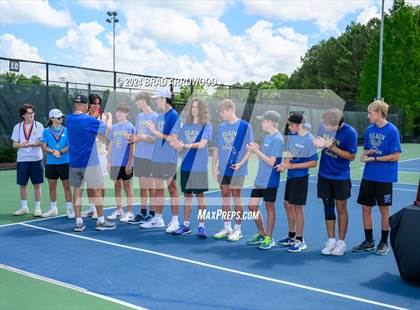 Thumbnail 2 in Elkin vs Triangle Math & Science (NCHSAA 1A Final) photogallery.