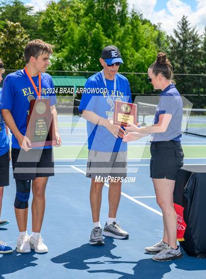 Thumbnail 1 in Elkin vs Triangle Math & Science (NCHSAA 1A Final) photogallery.