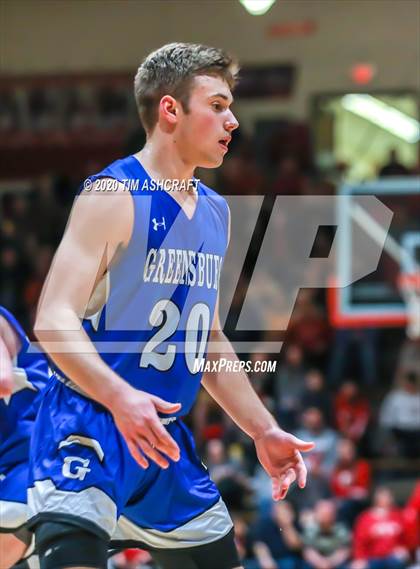 Thumbnail 2 in Greensburg vs Connersville (IHSAA Sectional Playoff) photogallery.
