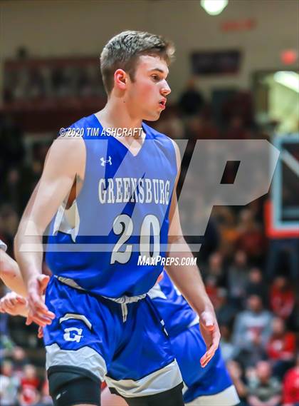 Thumbnail 1 in Greensburg vs Connersville (IHSAA Sectional Playoff) photogallery.