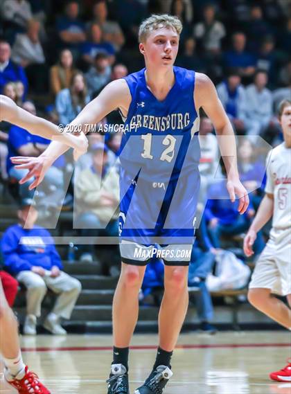 Thumbnail 3 in Greensburg vs Connersville (IHSAA Sectional Playoff) photogallery.