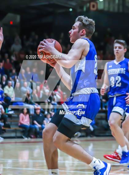 Thumbnail 1 in Greensburg vs Connersville (IHSAA Sectional Playoff) photogallery.