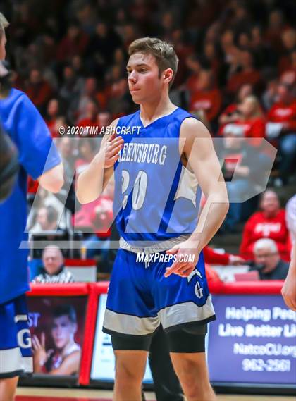 Thumbnail 2 in Greensburg vs Connersville (IHSAA Sectional Playoff) photogallery.
