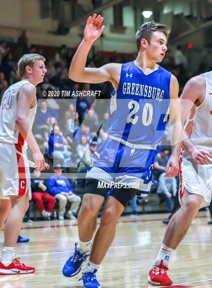 Thumbnail 3 in Greensburg vs Connersville (IHSAA Sectional Playoff) photogallery.