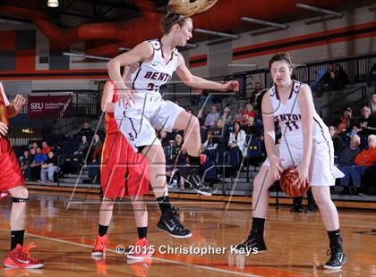Thumbnail 3 in Murphysboro vs. Benton (Carterville Mid-Winter Tournament) photogallery.