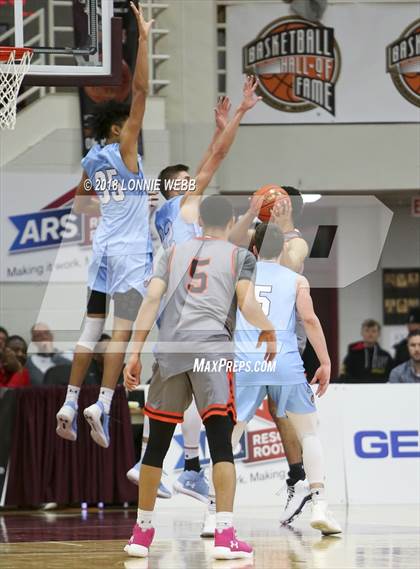 Thumbnail 2 in Hargrave Military Academy vs. Northfield Mount Hermon (Spalding Hoophall Classic) photogallery.