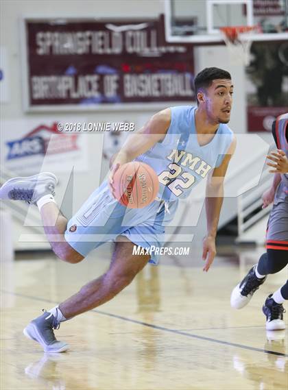 Thumbnail 2 in Hargrave Military Academy vs. Northfield Mount Hermon (Spalding Hoophall Classic) photogallery.