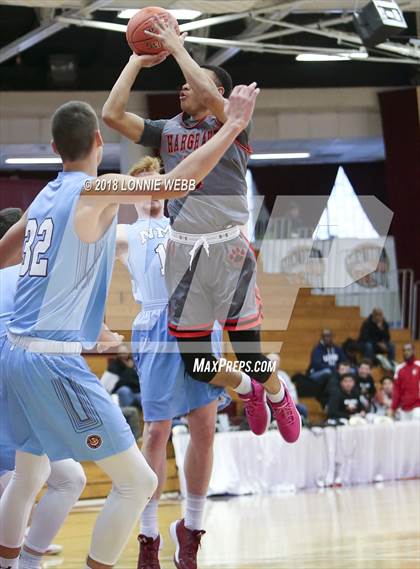 Thumbnail 1 in Hargrave Military Academy vs. Northfield Mount Hermon (Spalding Hoophall Classic) photogallery.