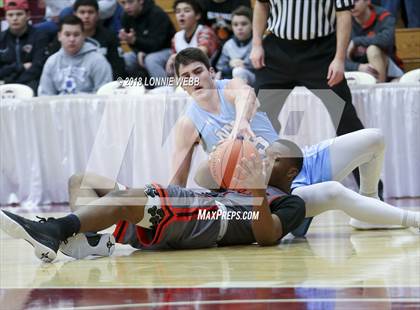Thumbnail 2 in Hargrave Military Academy vs. Northfield Mount Hermon (Spalding Hoophall Classic) photogallery.