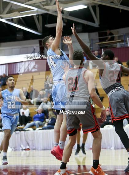 Thumbnail 2 in Hargrave Military Academy vs. Northfield Mount Hermon (Spalding Hoophall Classic) photogallery.