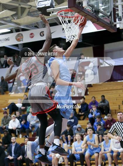 Thumbnail 2 in Hargrave Military Academy vs. Northfield Mount Hermon (Spalding Hoophall Classic) photogallery.