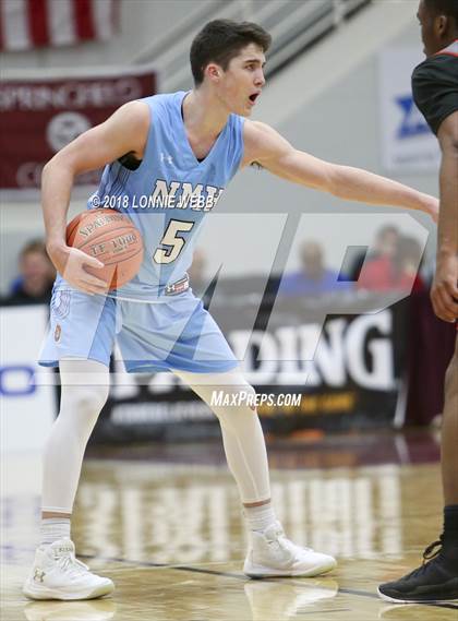 Thumbnail 2 in Hargrave Military Academy vs. Northfield Mount Hermon (Spalding Hoophall Classic) photogallery.