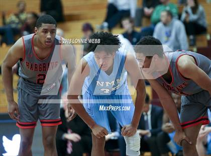 Thumbnail 2 in Hargrave Military Academy vs. Northfield Mount Hermon (Spalding Hoophall Classic) photogallery.