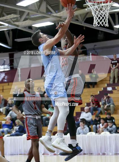 Thumbnail 1 in Hargrave Military Academy vs. Northfield Mount Hermon (Spalding Hoophall Classic) photogallery.