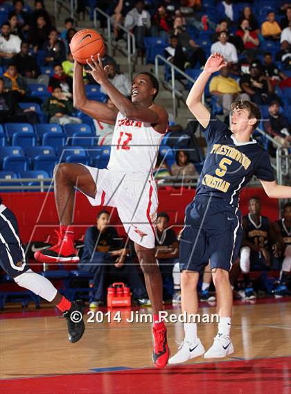 Thumbnail 3 in Prestonwood Christian vs. South Grand Prairie (Thanksgiving Hoopfest) photogallery.