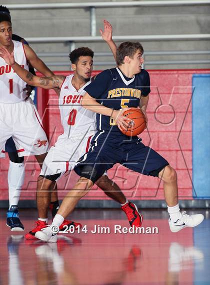 Thumbnail 2 in Prestonwood Christian vs. South Grand Prairie (Thanksgiving Hoopfest) photogallery.