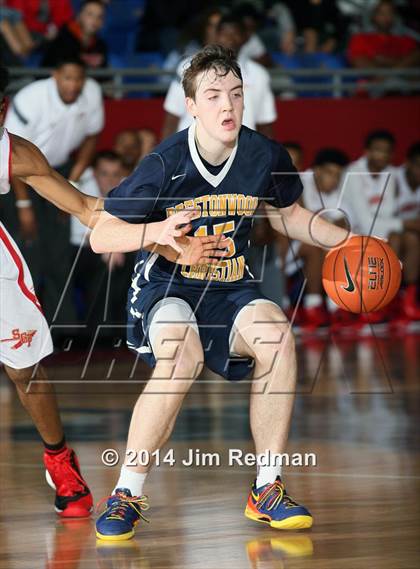 Thumbnail 3 in Prestonwood Christian vs. South Grand Prairie (Thanksgiving Hoopfest) photogallery.