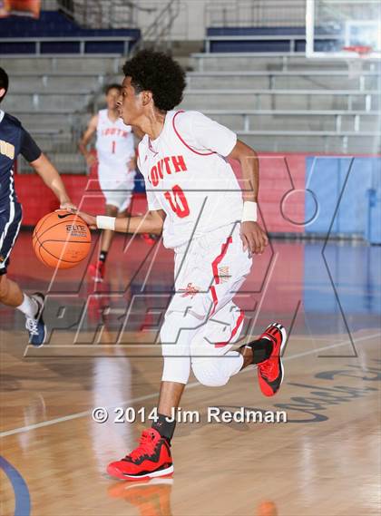 Thumbnail 1 in Prestonwood Christian vs. South Grand Prairie (Thanksgiving Hoopfest) photogallery.