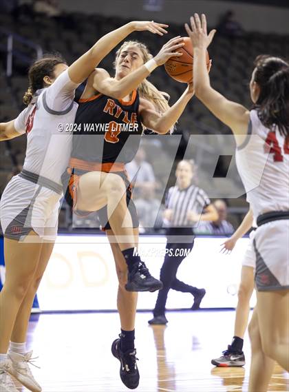 Thumbnail 1 in Ryle vs Dixie (2024 9th Region Girls Basketball Tournament) photogallery.