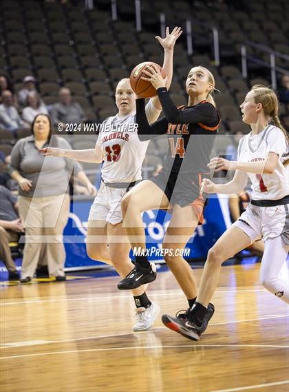 Thumbnail 3 in Ryle vs Dixie (2024 9th Region Girls Basketball Tournament) photogallery.