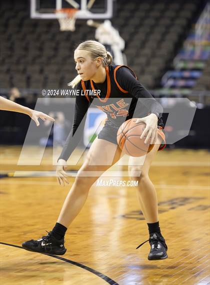 Thumbnail 3 in Ryle vs Dixie (2024 9th Region Girls Basketball Tournament) photogallery.