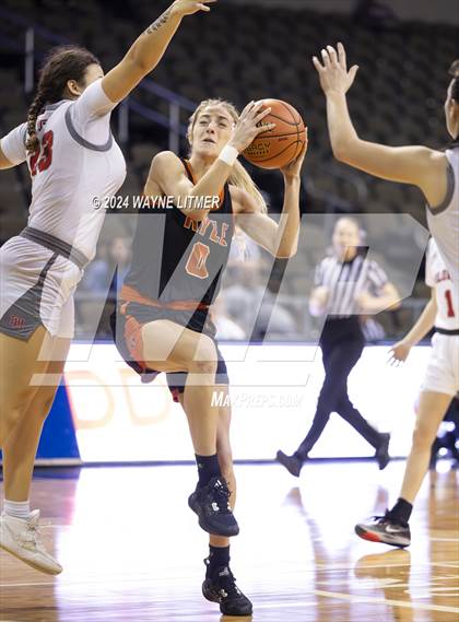 Thumbnail 3 in Ryle vs Dixie (2024 9th Region Girls Basketball Tournament) photogallery.