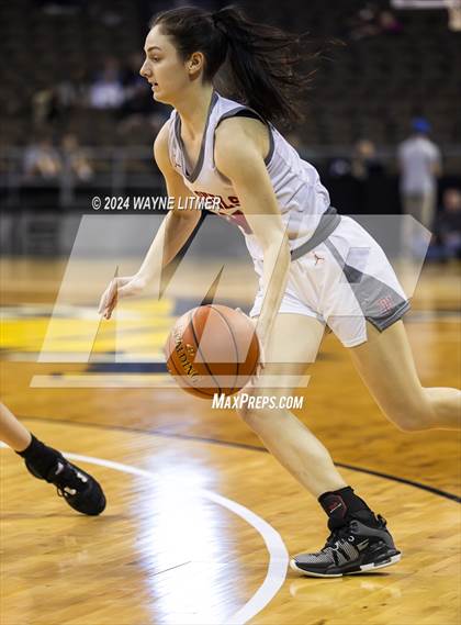 Thumbnail 3 in Ryle vs Dixie (2024 9th Region Girls Basketball Tournament) photogallery.