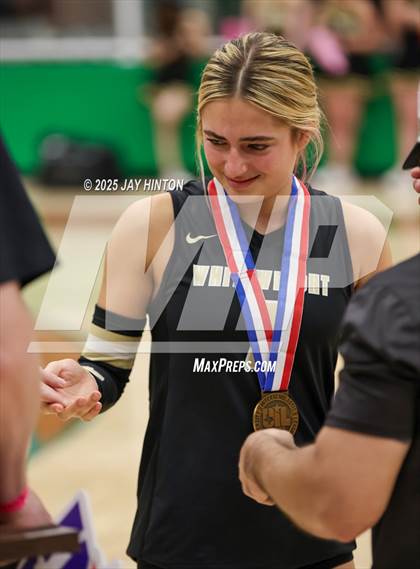 Thumbnail 1 in Nocona vs Whitewright (UIL 2A D1 Volleyball Semifinal) photogallery.
