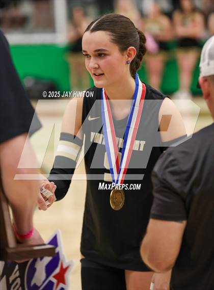 Thumbnail 2 in Nocona vs Whitewright (UIL 2A D1 Volleyball Semifinal) photogallery.