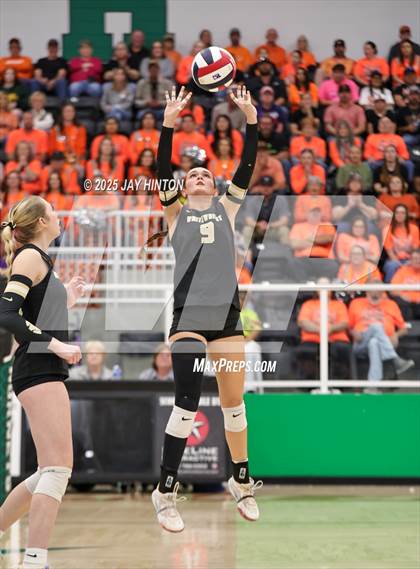 Thumbnail 2 in Nocona vs Whitewright (UIL 2A D1 Volleyball Semifinal) photogallery.