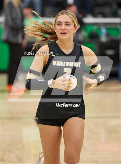 Thumbnail 1 in Nocona vs Whitewright (UIL 2A D1 Volleyball Semifinal) photogallery.