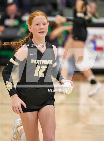 Thumbnail 2 in Nocona vs Whitewright (UIL 2A D1 Volleyball Semifinal) photogallery.