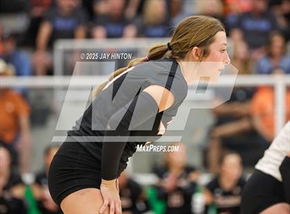Thumbnail 2 in Nocona vs Whitewright (UIL 2A D1 Volleyball Semifinal) photogallery.