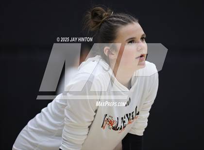 Thumbnail 2 in Nocona vs Whitewright (UIL 2A D1 Volleyball Semifinal) photogallery.