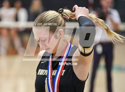 Thumbnail 3 in Nocona vs Whitewright (UIL 2A D1 Volleyball Semifinal) photogallery.