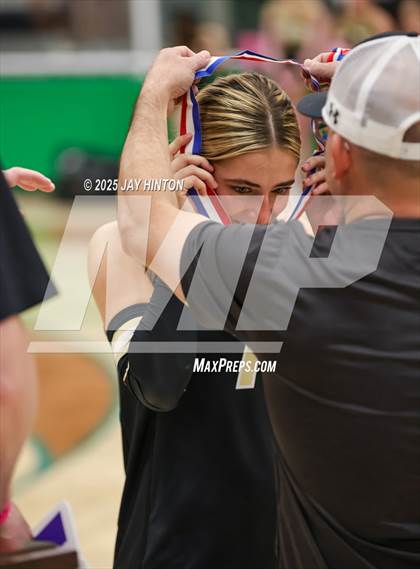Thumbnail 3 in Nocona vs Whitewright (UIL 2A D1 Volleyball Semifinal) photogallery.